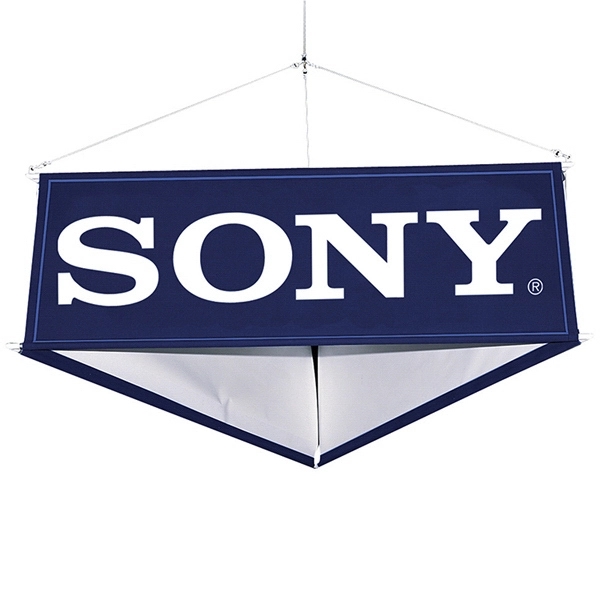 3-Sided Hanging Banner Display