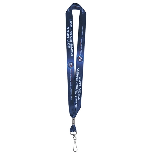 1-inch Deluxe Lanyard Full-Color Full Bleed Dye-Sub, 2-Sided