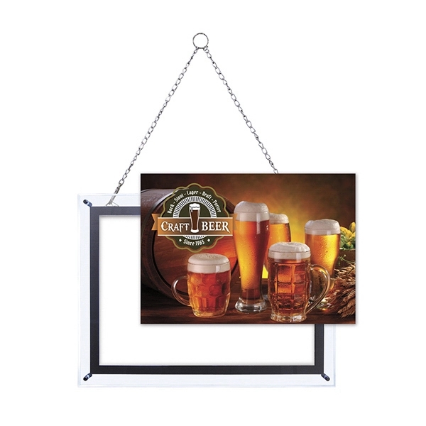 14-inch x 20-inch Crystal Edge Light Box Graphic Only