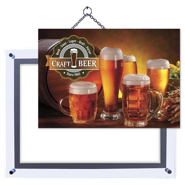25-inch x 31-inch Crystal Edge Light Box Graphic Only