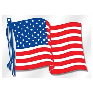 Patriotic American Flag Decal