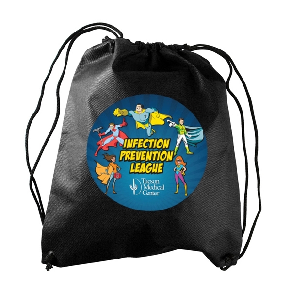 The Recruit - Non-woven Drawstring Backpack - Image 2