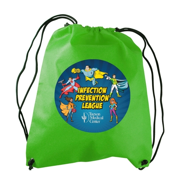 The Recruit - Non-woven Drawstring Backpack - Image 4