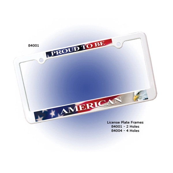License Plate Frame - Full Color Digital