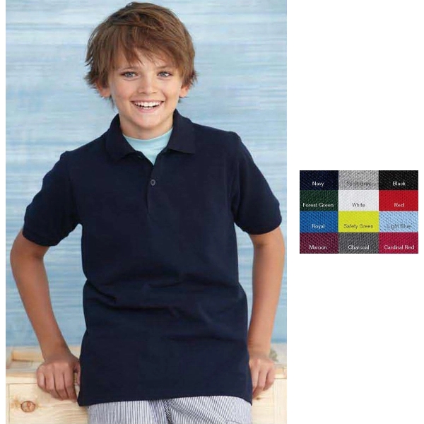 Gildan (R) Youth DryBlend Pique Sport Shirt