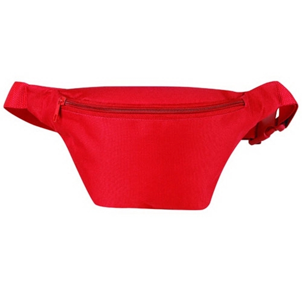 Simple Zipper Poly Fanny Pack - Image 3