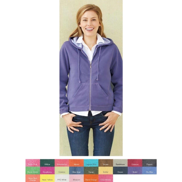 Comfort Colors Ladies&apos; Pigment Dyed Hooded Sweatshirt