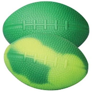 Squeezies® Green/Yellow "Mood" Football Stress Reliever