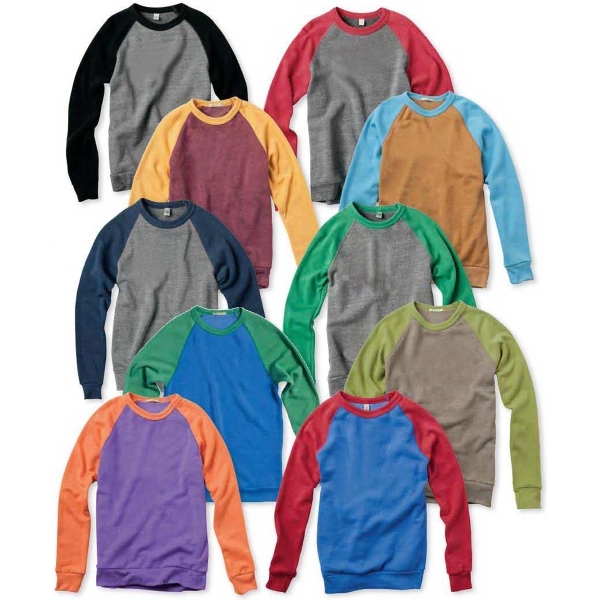 Alternative Champ Unisex Colorblock Fleece Sweatshirt