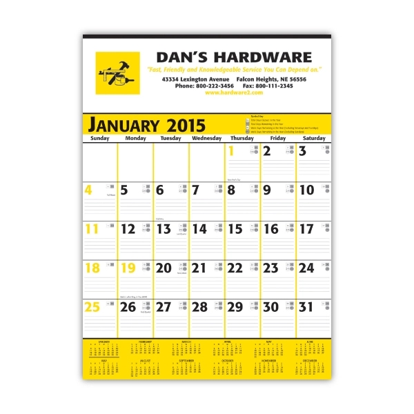 Commercial Planner Calendar