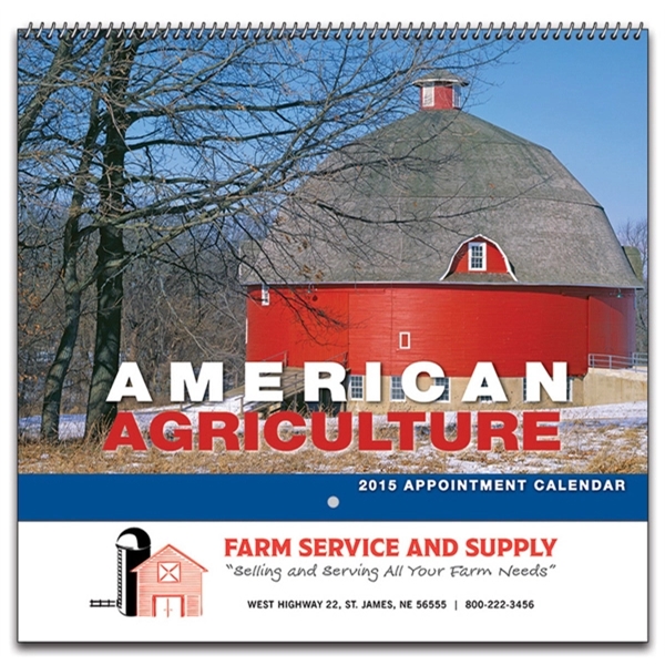 American Agriculture Calendar - Spiral