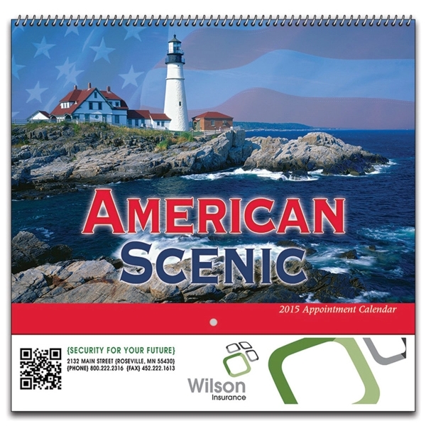 American Scenic Calendar - Spiral