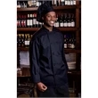 Classic Knot Chef Coat with Mesh - Black