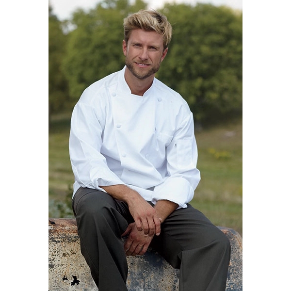 Cool Long Sleeve Chef Coat - White - Image 1