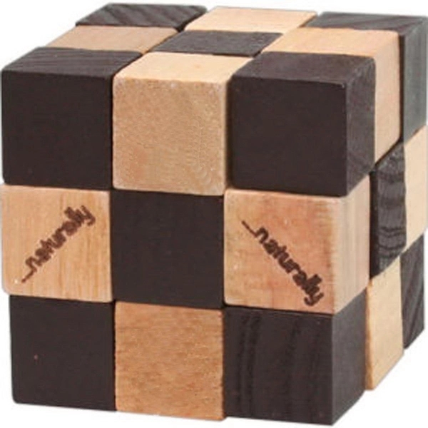 Wooden Elastic Cube Puzzle - Image 2