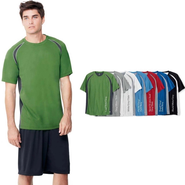 Alo (TM) Short Sleeve Colorblock T-shirt