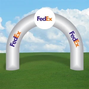 Inflatable Arches -Curved Logo W/Painted Logo