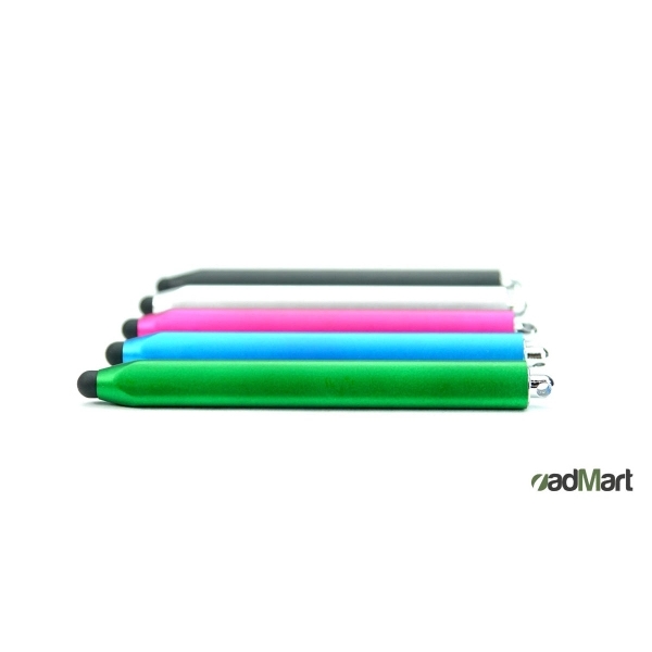 Mini Plastic Twist Cap Ballpoint Stylus Pen - Image 2