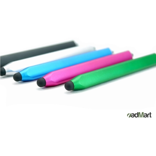 Mini Plastic Twist Cap Ballpoint Stylus Pen - Image 3