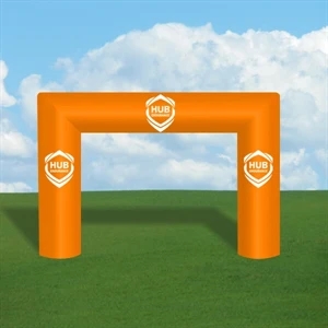 Inflatable Balloon Arch  - Square W/ Painted Logo