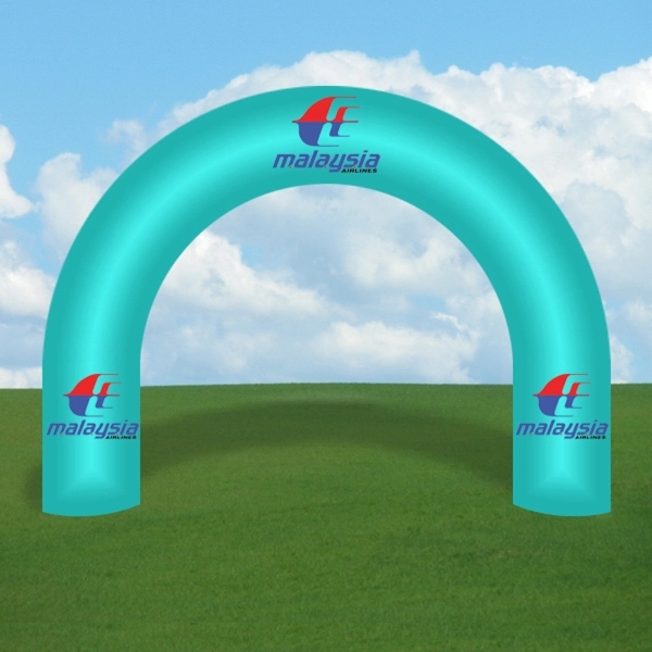 Inflatable Finish Line - Curved W/ Painted Logo