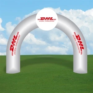 Balloon Arch -Curved Logo W/Painted Logo