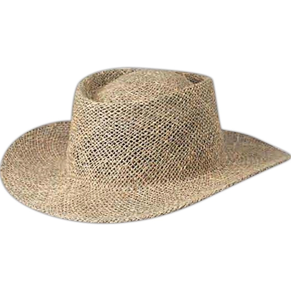 Peter Grimm Gambler Straw Hat with Underbrim