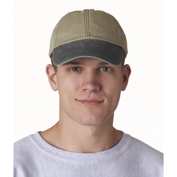 Classic Cut Two-Tone Pigment-Dyed Cap