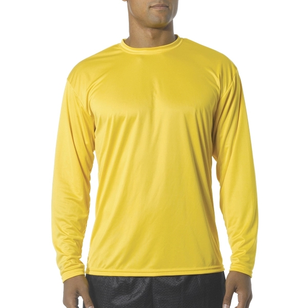 A4 Youth Cooling Performance Long Sleeve Crew Shirt