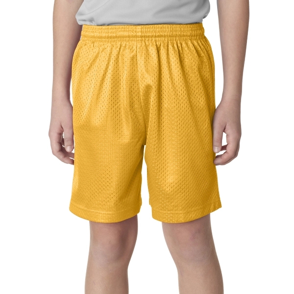A4 Youth 6&quot; Lined Tricot Mesh Shorts