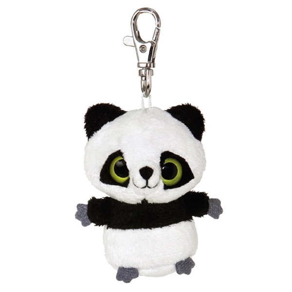 3&quot; Ring Ring Panda Bear Keychain