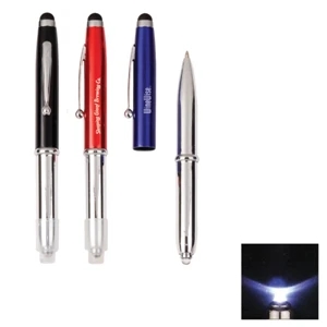 The Kruger 3-in-1 Stylus, Pen & LED Flashlight