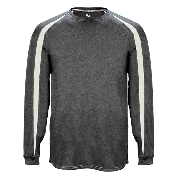 Badger Adult Fusion Long Sleeve Athletic Tee. 