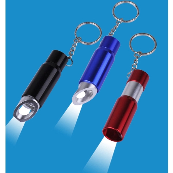 LED Flashlight With Retractable Bottle Opener
