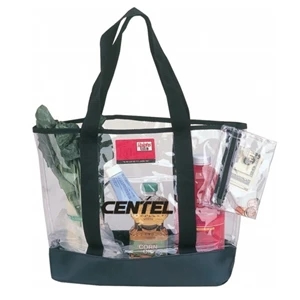 Clear Tote Bag with Coin Purse