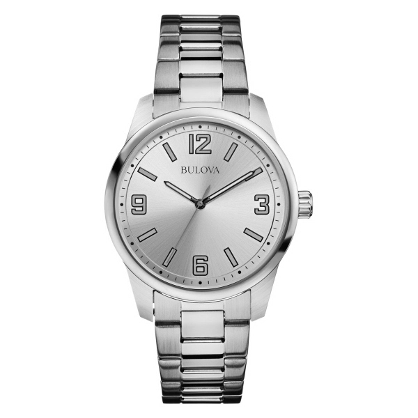 Bulova Corporate Collection Men&apos;s Silver Bracelet Watch