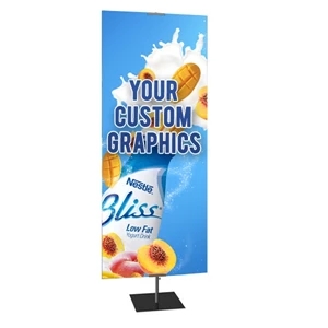 Banner Stand Large with Square Base-Double Sided 36"x72"