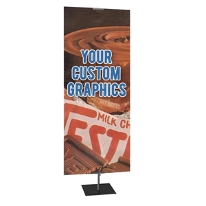 Banner Stand Large with Square Base-Single Sided 36"x72"