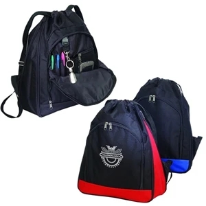 Expandable Drawstring Backpack
