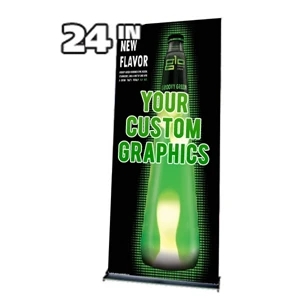 KingStep Retractable Banner 24inx85in Graphic