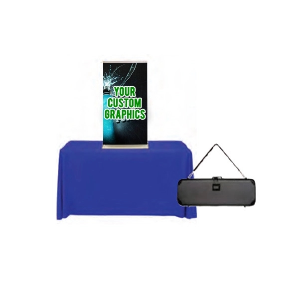 Retractable Tabletop Banner 24in x 45in Graphic