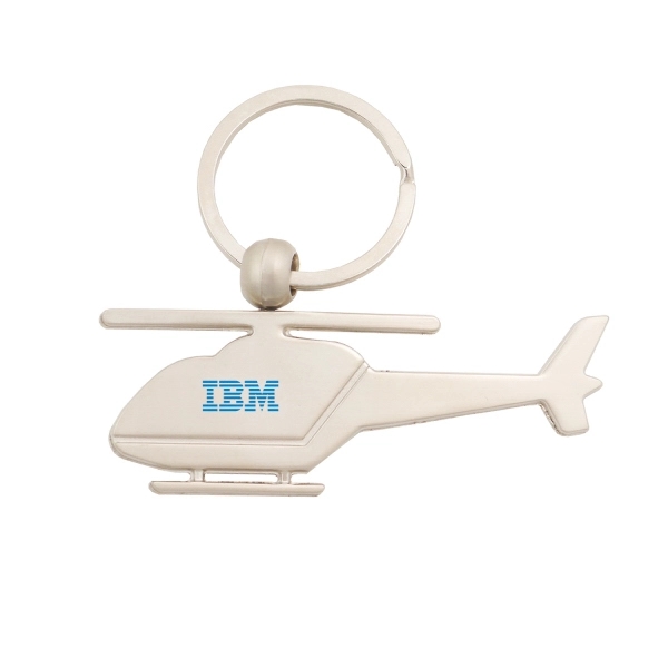 Metal Helicopter Key Tag - Image 2