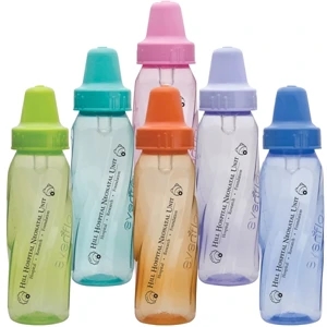 8 oz Assorted Color Evenflo Baby Bottles