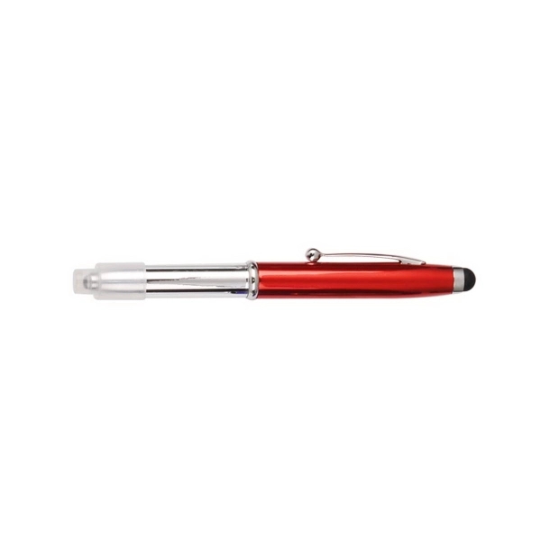Stylus Metal Ballpoint Pen & LED Flashlight - Image 4