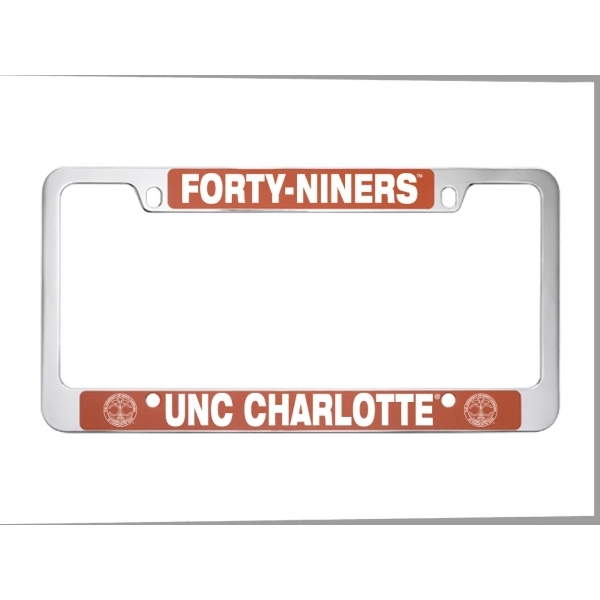 Brushed Zinc and Colored License Frame - Image 6