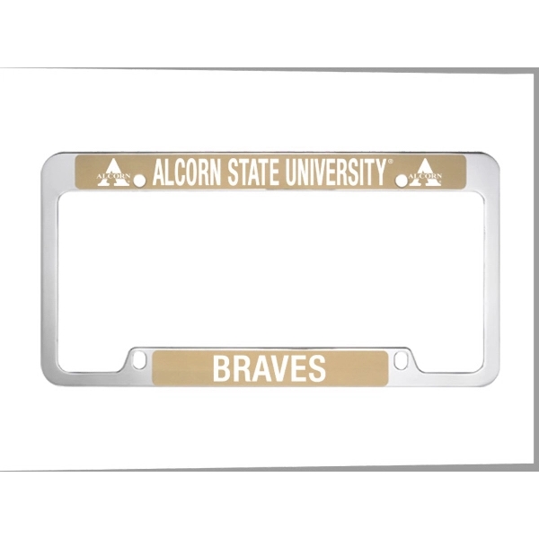 Brushed Zinc and Colored License Frame - Image 5