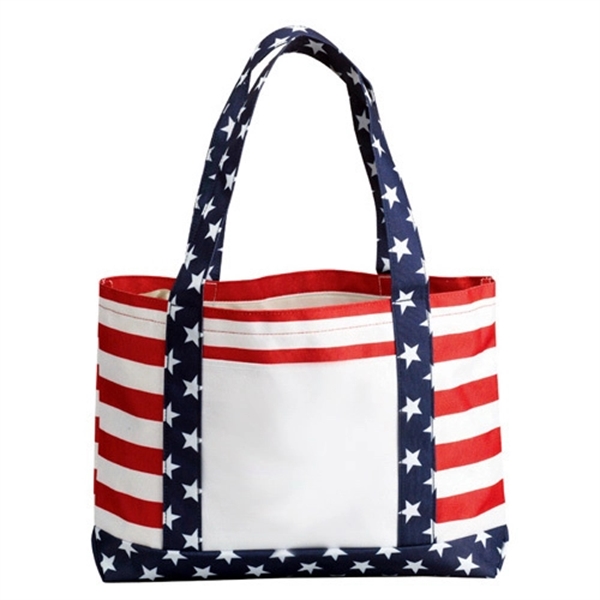 Stars and Stripes Design Tote Bag