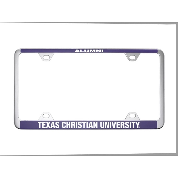 Brushed Zinc and Colored License Frame - Image 8
