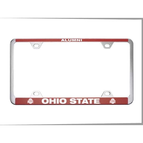 Brushed Zinc and Colored License Frame - Image 9
