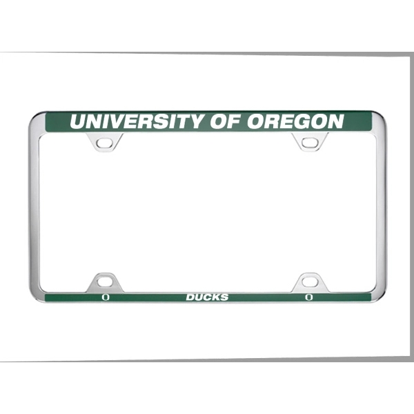 Brushed Zinc and Colored License Frame - Image 5